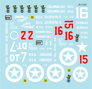 Star Decals 35-C1027 US 70th Tank Battalion on Utah Beach 1/35 – imagen 3