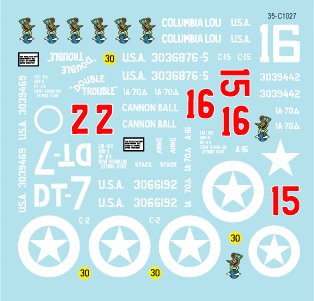 Star Decals 35-C1027 US 70th Tank Battalion on Utah Beach 1/35 – imagen 3