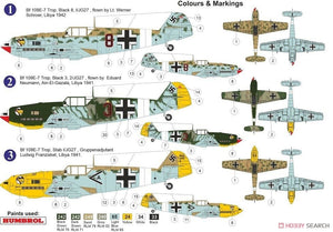 AZ Model AZ7663 Messerschmitt Bf 109E-7 Trop Over Africa 1/72 – imagen 2