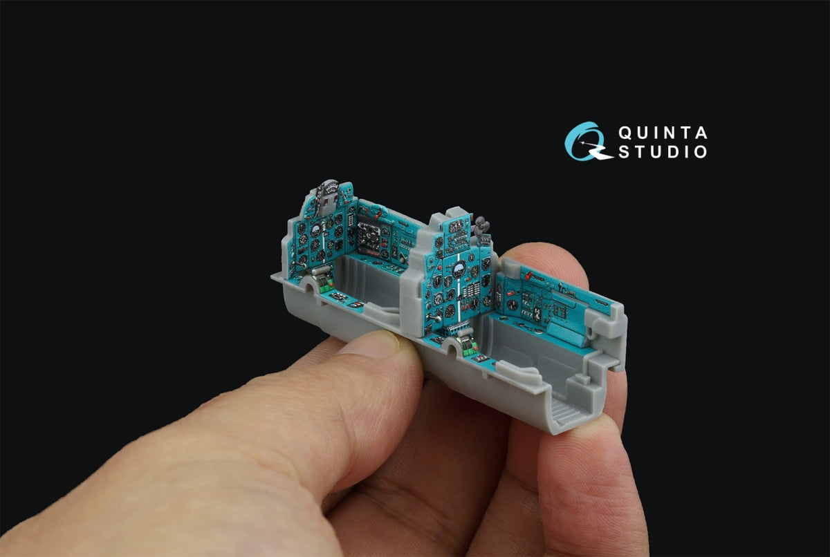 Quinta Studio QD48447 MiG-21UM 3D-Printed coloured Interior on decal paper (Trumpeter) 1/48 – imagen 12