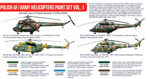 Hataka HTK-AS116 Polish AF / Army Helicopters paint set vol. 1 6x17 ml – imagen 3