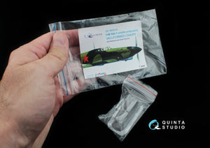 Quinta Studio QC48003-S Yak-1 vacuformed clear canopy 1 pcs (for SF or Modelsvit kit) 1/48 – imagen 4