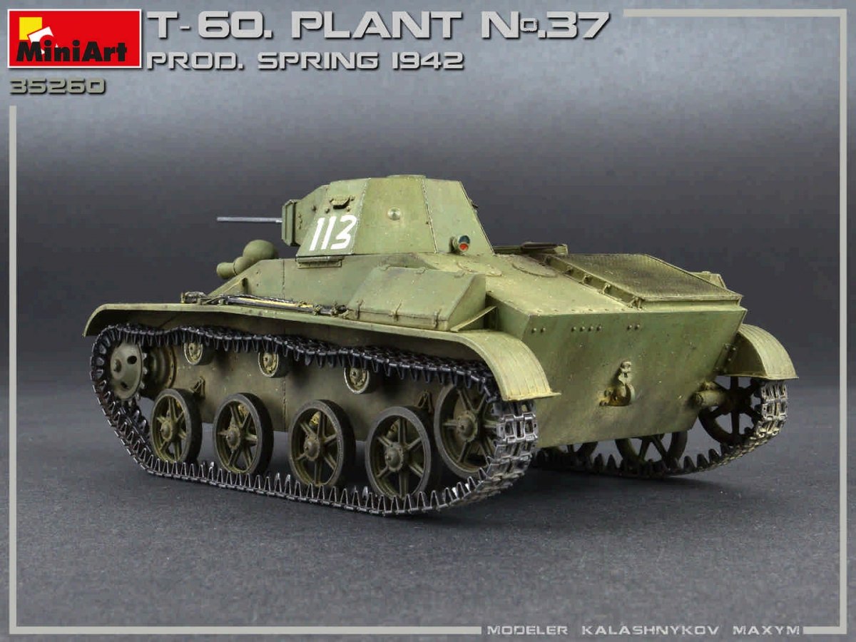 MiniArt 35260 T-60 PLANT N.37, SVERDLOVSK PROD. SPRING 1942. INTERIOR KIT 1/35 – Bild 3