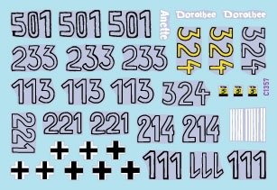 Star Decals 35-C1357 East Front Tigers s.Pz.Abt. 501 1943-44 1/35 – Bild 3