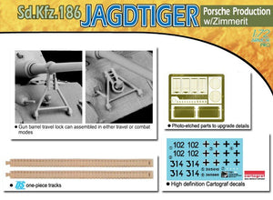 Dragon 7291 Jagdtiger, Porsche Version w/Zimmerit 1/72 – Bild 4