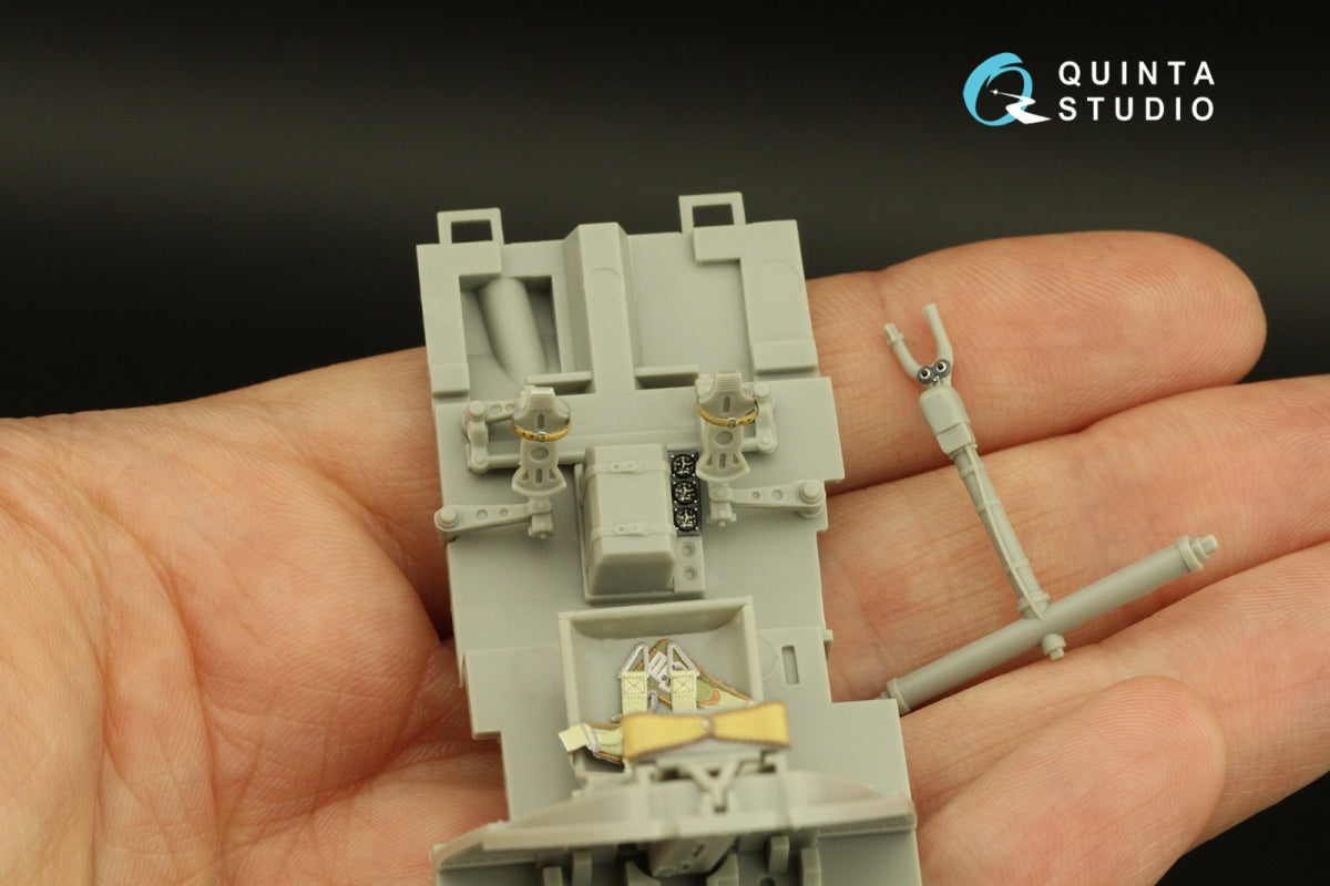Quinta Studio QD32166 Do 335A-12 3D-Printed &amp;amp; coloured Interior on decal paper (Zoukei-Mura) 1/32 – imagen 6