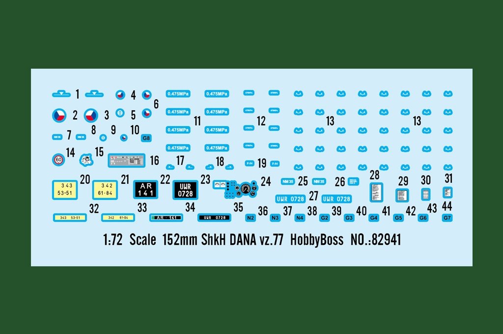 Hobby Boss 82941 152mm Dana self-propelled howitzer 1/72 – Bild 4