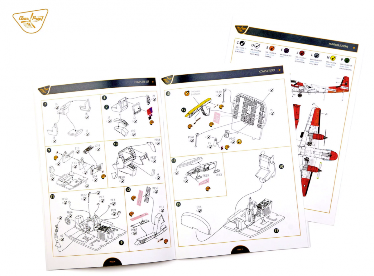 Clear Prop! CP72038 OV-1B Mohawk &amp;quot;Pilot School&amp;quot; ADVANCED KIT 1/72 – imagen 29