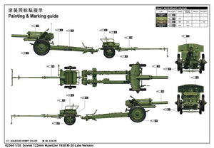 Trumpeter 02344 Soviet 122mm Howitzer 1938 M-30 Late Version – imagen 3