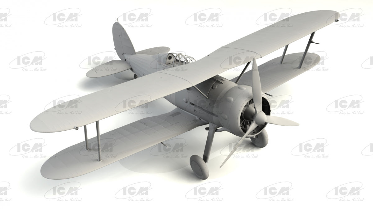 ICM 32045 Gloster Sea Gladiator Mk.II With Royal Navy pilots 1/32 – imagen 12