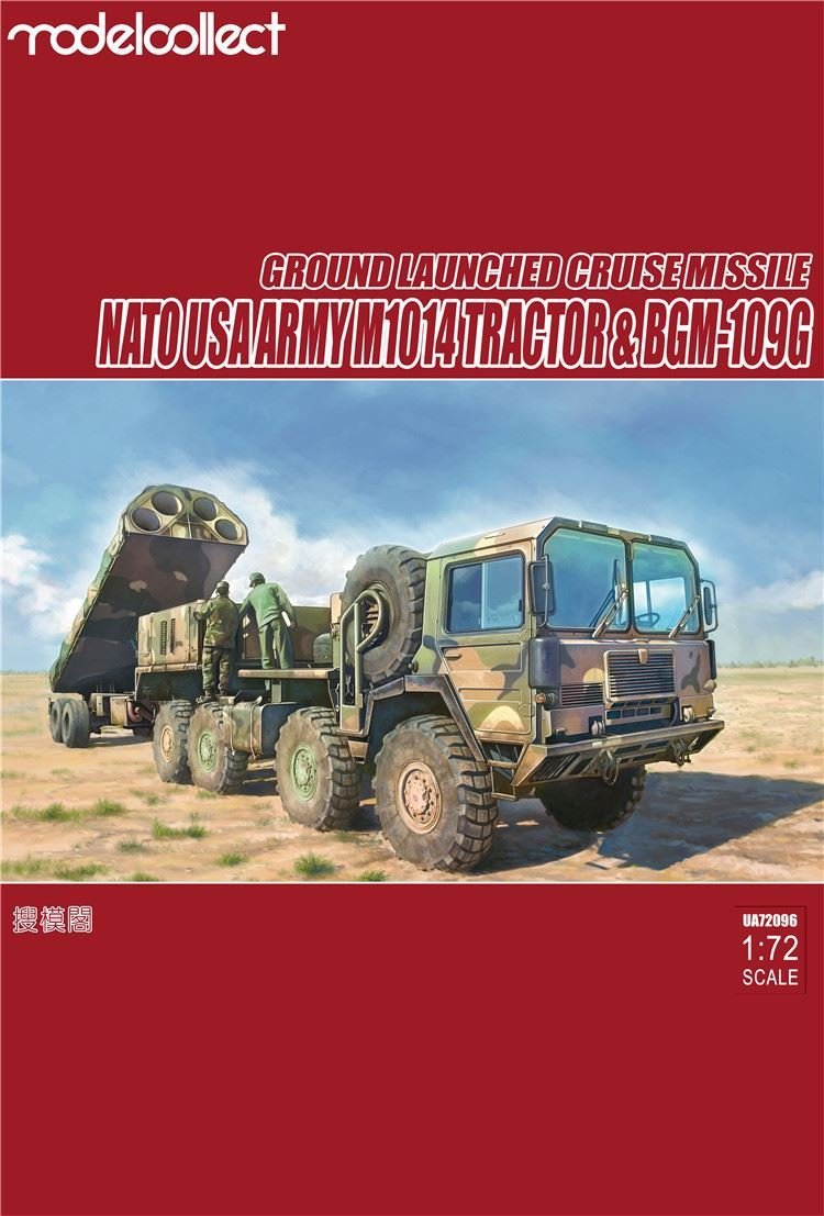 Modelcollect UA72096 NATO M1014 MAN Tractor &amp;amp; BGM-109G Ground Launched Cruise Missile 1/72 – immagine 2