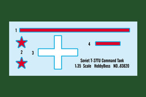 Hobby Boss 83820 Char de commandement soviétique T-37TU (1/35) – image 4
