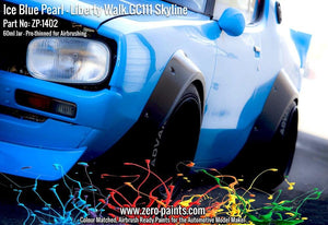 Peinture Zero Paints ZP-1402 - Bleu Glacé nacré pour Liberty Walk GC111 Skyline (Ken Mary) 60 ml – image 5