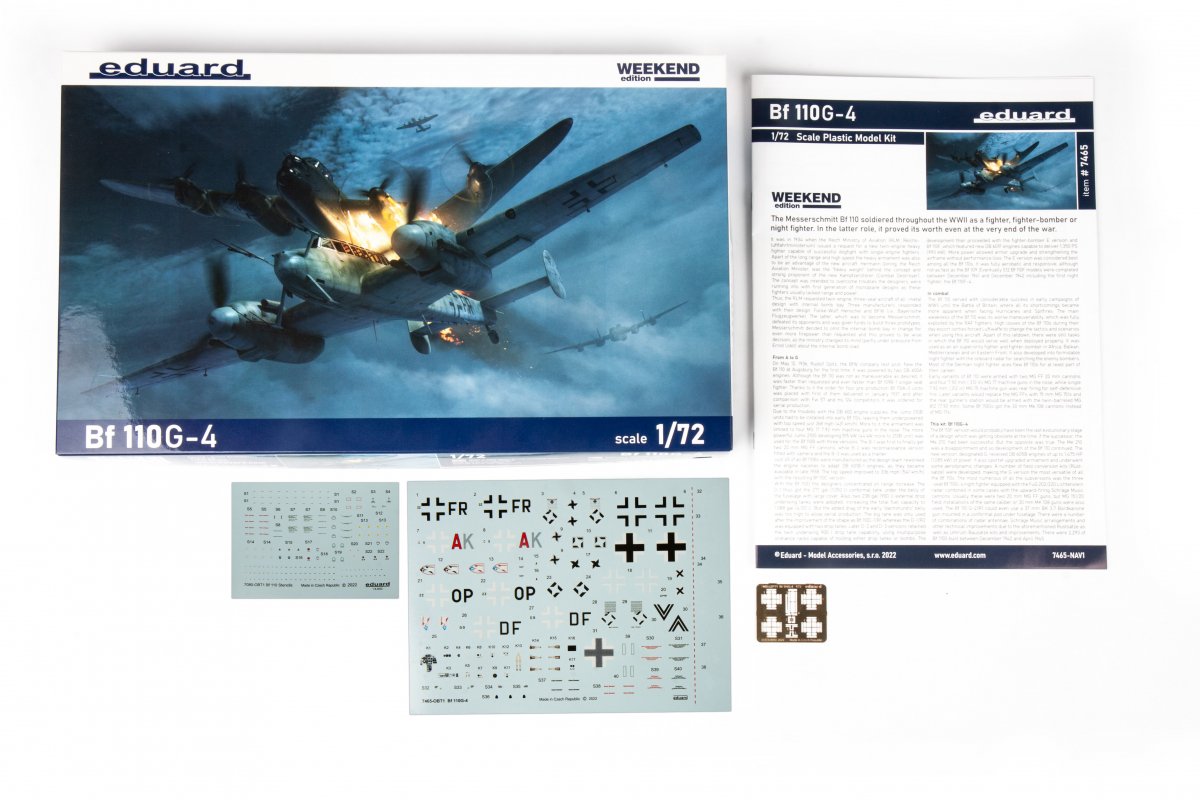 Eduard 7465 Bf 110G-4 1/72 – Bild 3