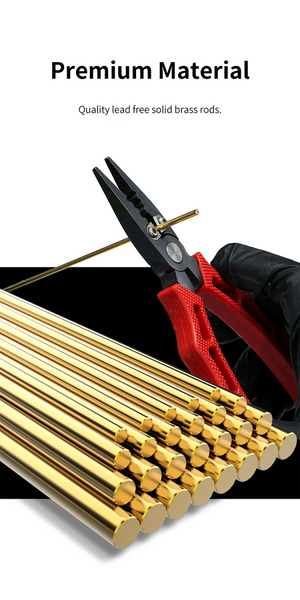 DSPIAE BB-2.0 Brass Rods For Model Building 2.0mm (6 PCS) / pręty miedziane – immagine 2