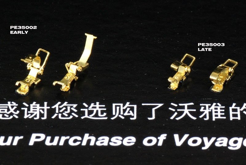 Voyager Model PE35003 WWII German Clamps &amp;amp; Clasp Late Type 2.0 (For All) 1/35 – immagine 3