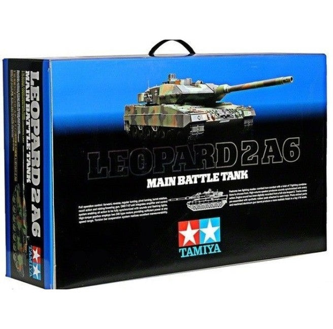 Tamiya 56020 R/C Leopard 2 A6 Main Battle Tank Full-Option Kit 1/16 – zdjęcie 2