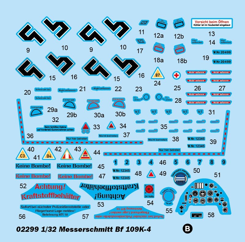 Trumpeter 02299 Messerschmitt Bf 109K-4 – image 5