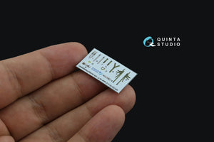 Quinta Studio QD72104 CF-104 late 3D-Printed &amp;amp; coloured Interior on decal paper (Hasegawa) 1/72 – imagen 7