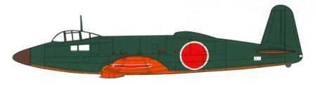 Fine Molds FP23 IJN R2Y1 (Type 17 Keiun) 1/72 – immagine 3