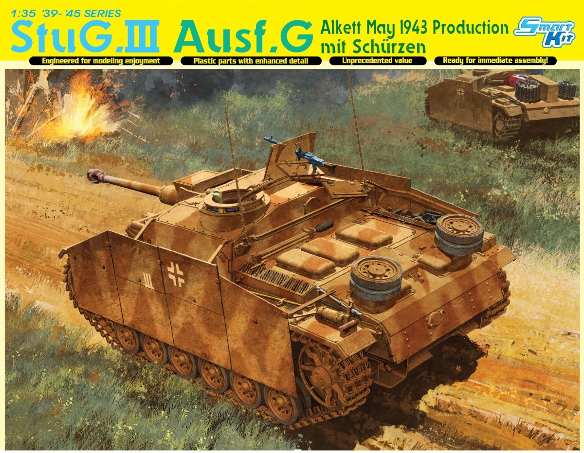 Dragon 6578 StuG.III Ausf.G May 1943 Production mit Schurzen 1/35