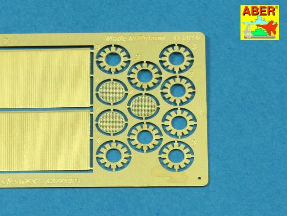 Aber 35A127 Feifel air cleaners tubes for early Tiger I, Ausf.E (Sd.Kfz.181) 1/35 – imagen 5