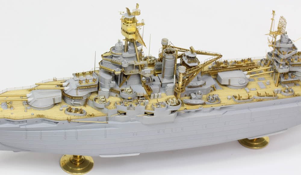 Pontos 35024FN USS BB-35 Texas 1945 Detail up set (Teak tone Deck) 1/350 – imagen 4