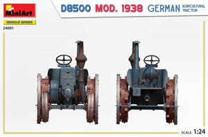 MiniArt 24001 Tracteur agricole allemand D8500 modèle 1938, échelle 1/24 – image 2