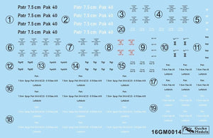 Gecko Models 16GM0014 German 7,5 cm Pak 40 Ammo Boxes w/Shells Set 1/16 – imagen 2