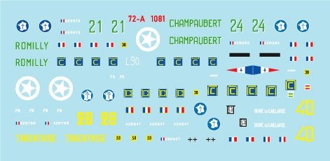 Star Decals 72-A1081 French M4A2 Sherman. M4A2 in 1944-45. From Normandy to Paris 1/72 – Bild 2