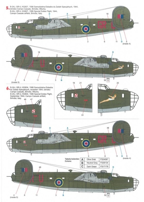 Techmod 48823 B-24 Liberator 1/48 – zdjęcie 6