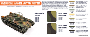 Hataka HTK-CS69 ORANGE LINE – Set de peinture pour véhicules blindés de l&amp;#39;armée impériale japonaise de la Seconde Guerre mondiale (8 x 17 ml) – image 3