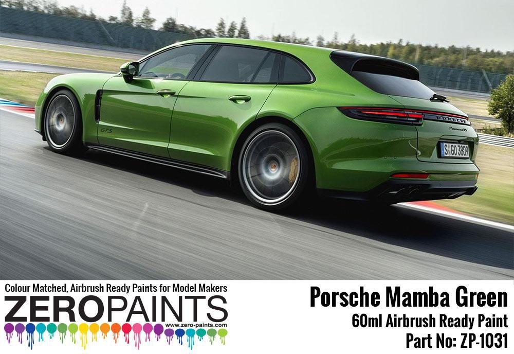 Zero Paints ZP-1031-G Porsche Mamba Green Paint 60ml - M6S – imagen 2