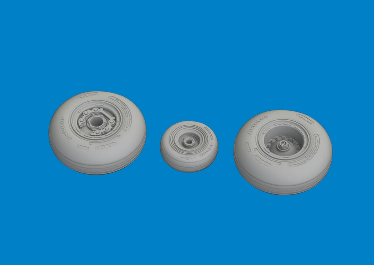 Eduard 6481109 UH-60 wheels ICM 1/48 – Bild 3