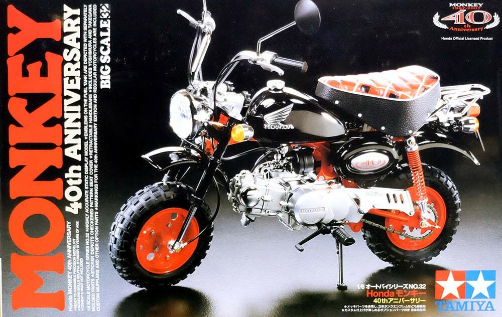 Tamiya 16032 Honda MONKEY « 40e anniversaire » 1/6