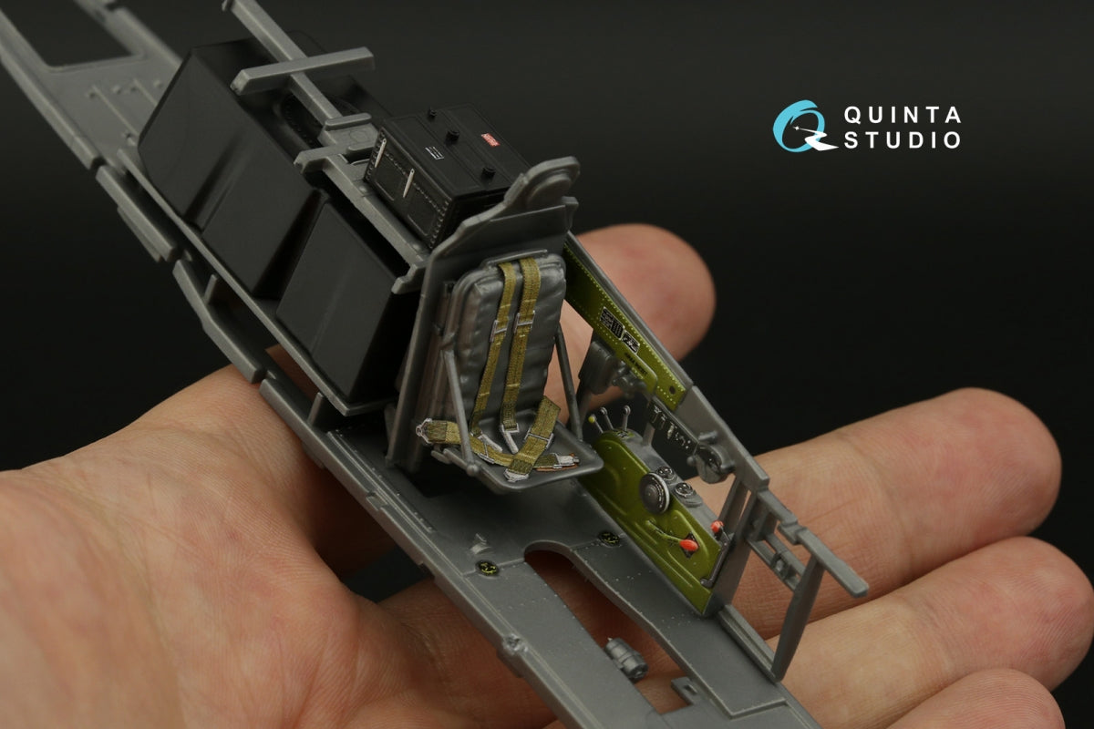 Quinta Studio QD32145 P-51D Mustang 3D-Printed &amp;amp; coloured Interior on decal paper (Zoukei-Mura SWS) 1/32 – Bild 9