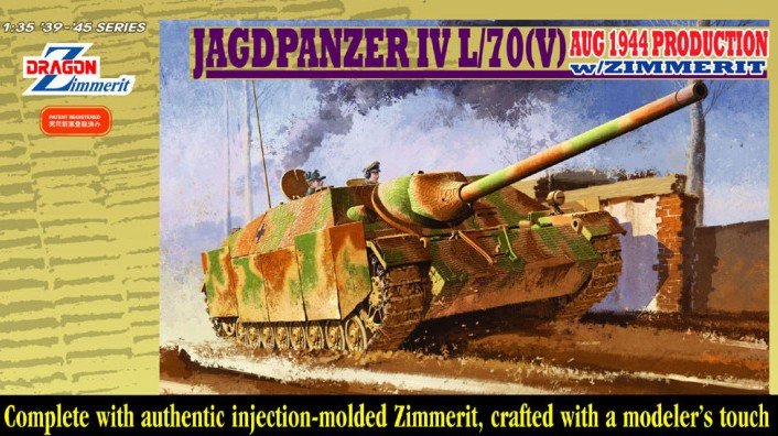 Dragon 6589 Jagdpanzer IV L/70 (V) (Aug. 1944 prod., w/zimmerit) 1/35
