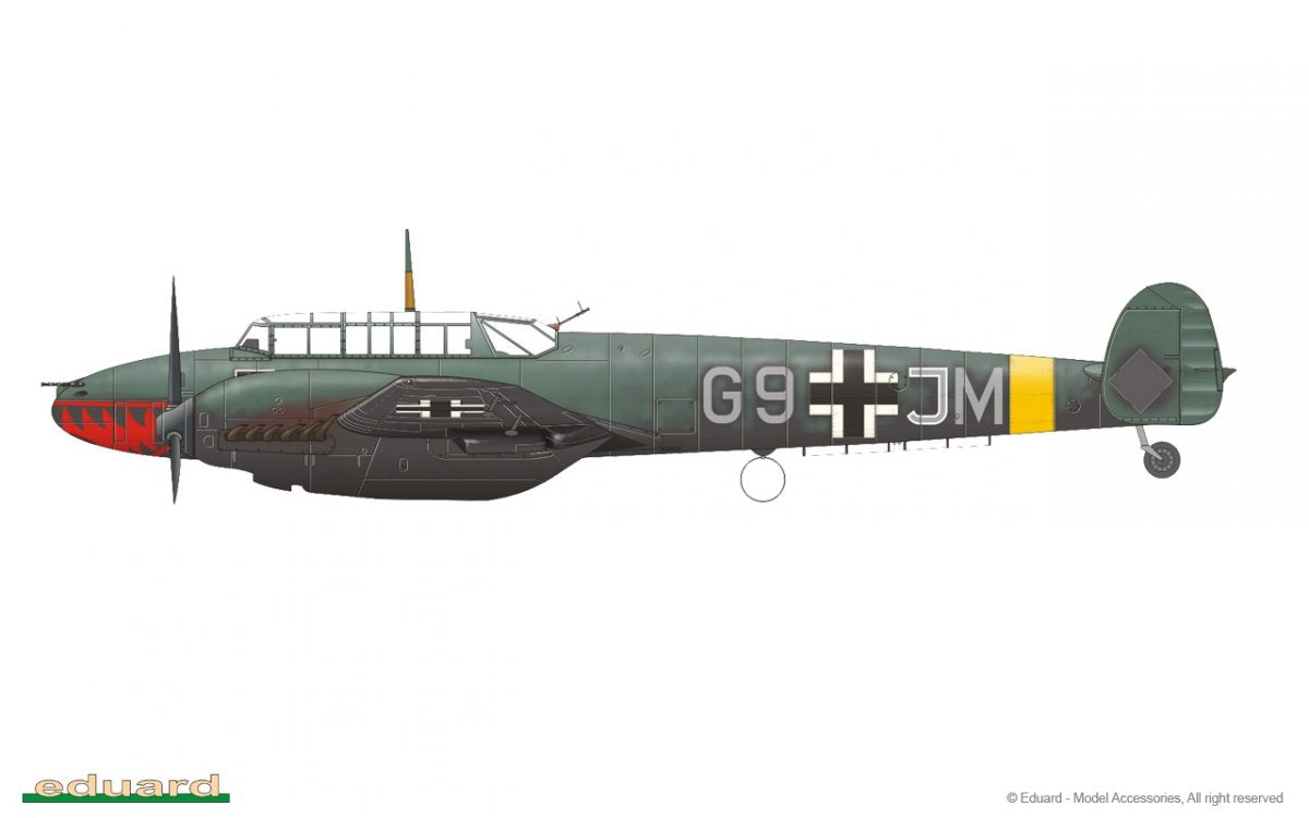Eduard 7083 Bf 110E 1/72 – imagen 12