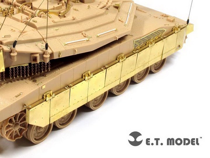 E.T. Model E35-098 Israel Merkava Mk.IV Tank LIC Side Skirts (For ACADEMY 13227) 1/35 – imagen 3