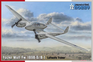Special Hobby 72430 Focke Wulf Fw 189B-0/B-1 Luftwaffe Trainer 1/72