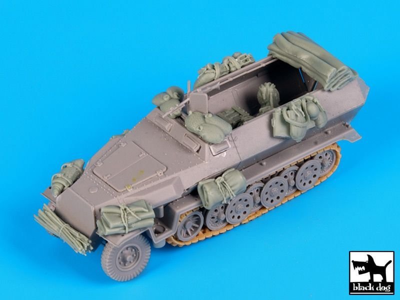 Ensemble d'accessoires Black Dog T72077 Sd.Kfz.251 pour Dragon 1/72