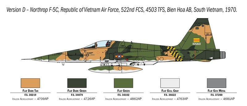 Italeri 1441 F-5A Freedom Fighter 1/72 – immagine 7