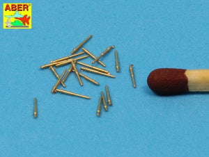 Aber 350L-25 Set of 20 pcs 28 mm (1,1in) L/75Mk.1 barrels for US Navy ships 1/350 – imagen 2