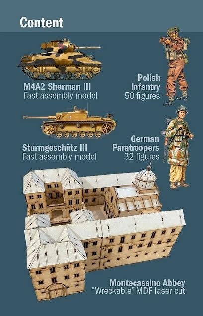 Italeri 6198 Montecassino Abbey 1944 Breaking the Gustav Line - BATTLE SET 1/72 – image 4