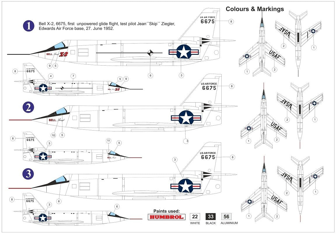 AZ Model AZ7681 Bell X-2 „Starbuster“ 6675 1/72 – immagine 2