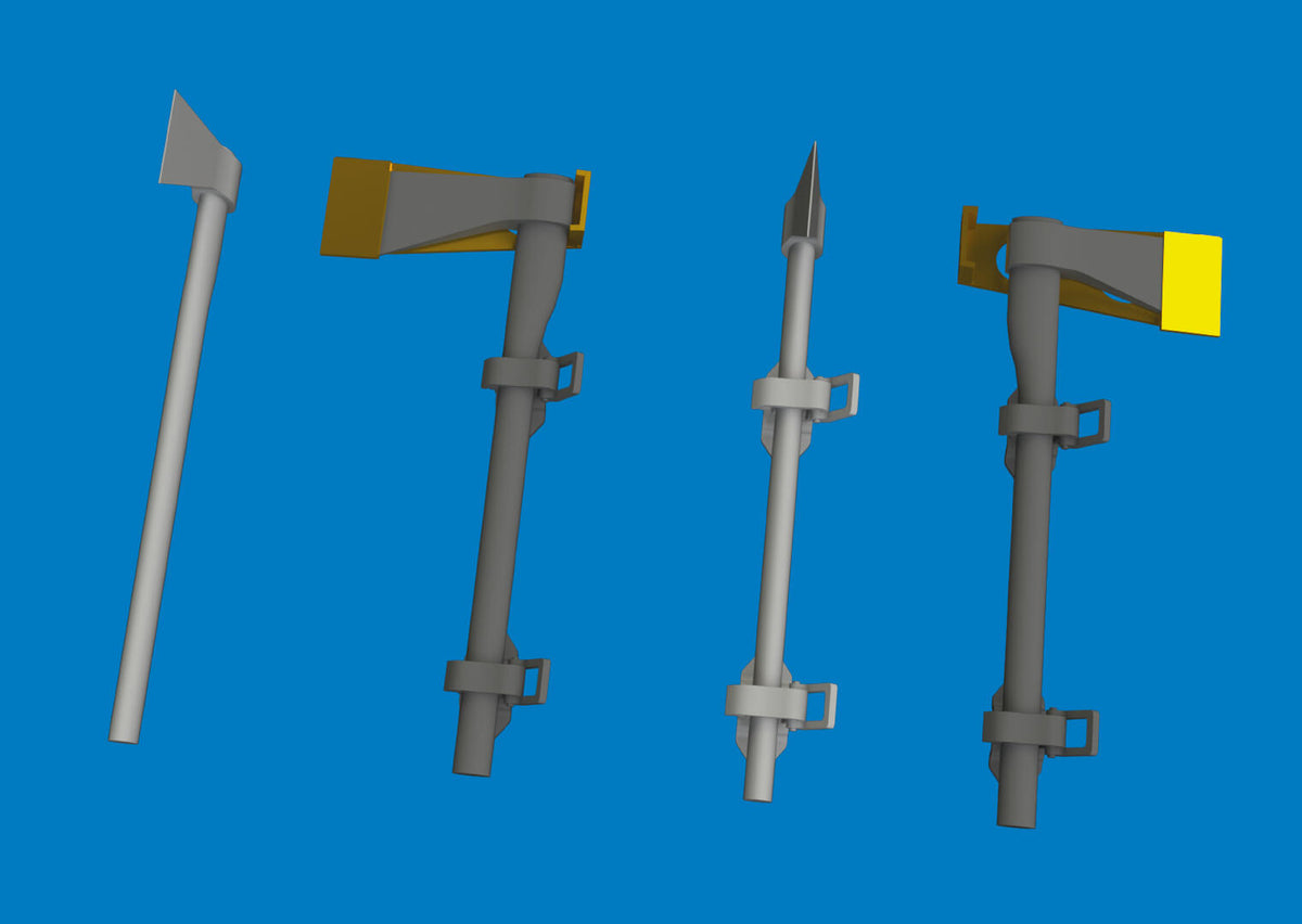Eduard 635046 WWII German axe 3D PRINT 1/48