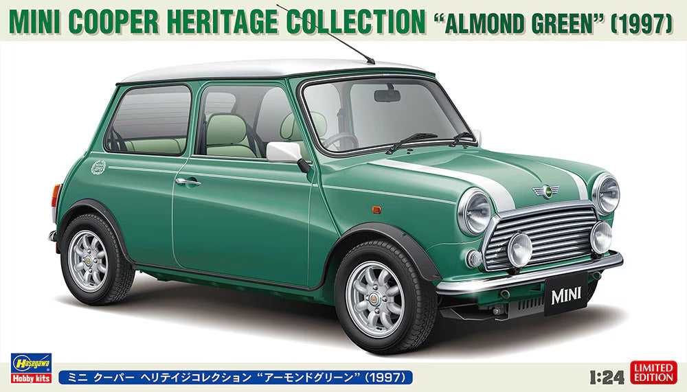 Hasegawa 20789 Mini Coope Heritage Collection "Almond Green" (1997) 1/24