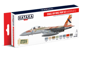 Hataka HTK-AS62 Israeli Air Force paint set (modern jets) 8x17ml.