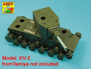 Canon Aber 35L-324 de 152,4 mm M-10S pour char soviétique KV-2 à l&amp;#39;échelle 1/35 – image 5