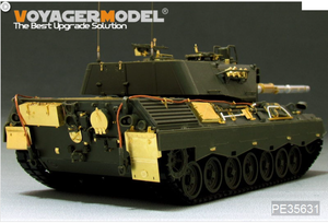 Voyager Model PE35631 Modern German Leopard 1A3 MBT (B ver include Gun barrel）(For MENG TS-007) 1/35 – imagen 4